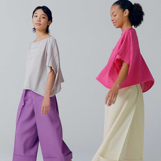 RIPPLE WASHI KNIT, FLAT BOTTOMS