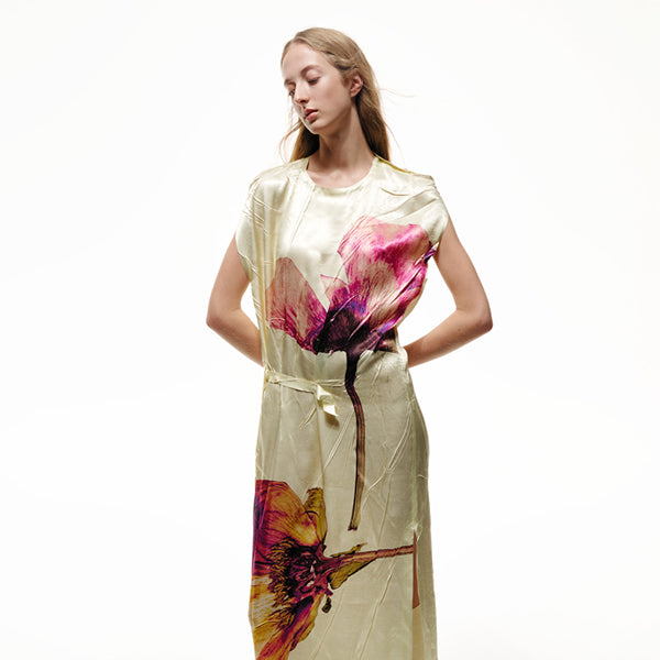 イッセイミヤケ　PRESSED FLORA PLEATS STOLE PRESSED FLORA PLEATS STOLE Stole Peony – The official ISSEY