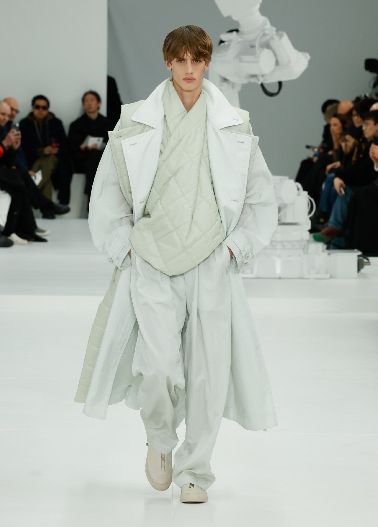 IM MEN HIDING コート 美品】 IM MEN / アイムメン | 2022AW ISSEY MIYAKE MELANGE TWEED