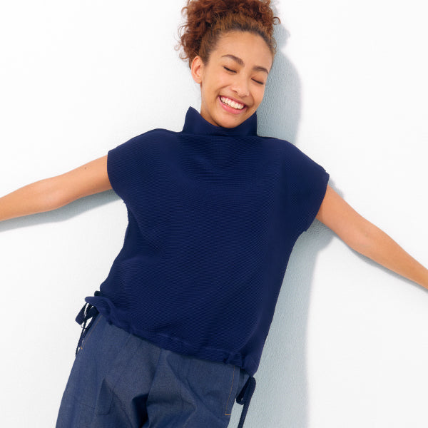 ISSEY MIYAKE PLEATS T ハイネックフレンチスリーブ サイズ3 s-l1200.jpg
