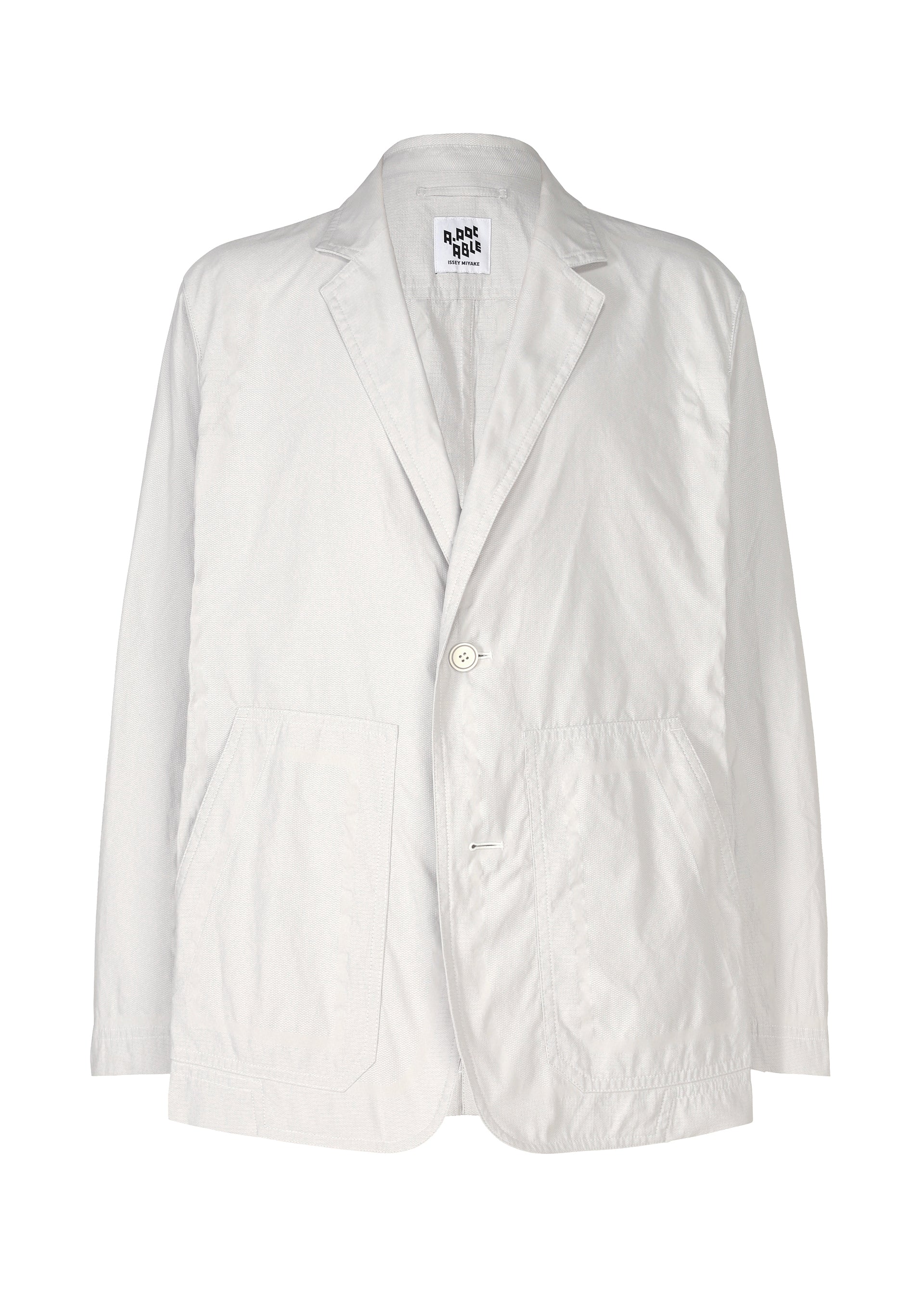 Issey Miyake 綿　ジャケット　美品 ISSEY MIYAKE(イッセイミヤケ) コットンストライプリバーシブル