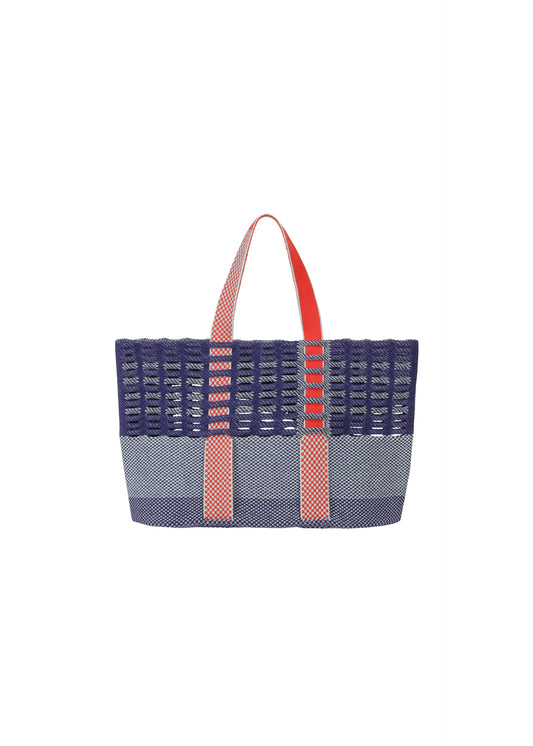 MOKKO TOTE MIX、バッグ&財布_トートバッグ、ネイビー