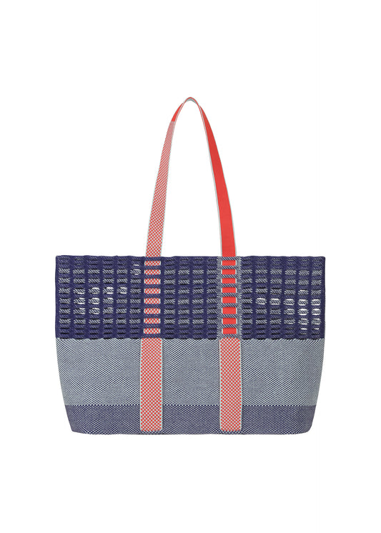 MOKKO TOTE MIX、バッグ&財布_トートバッグ、ネイビー