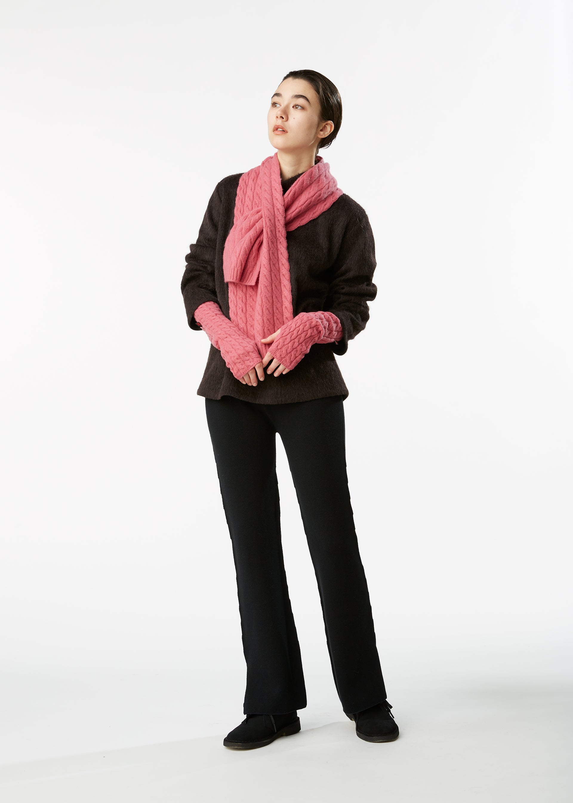 CASHMERE ACCESSORIES、アクセサリー&その他_ストール、着用画像1