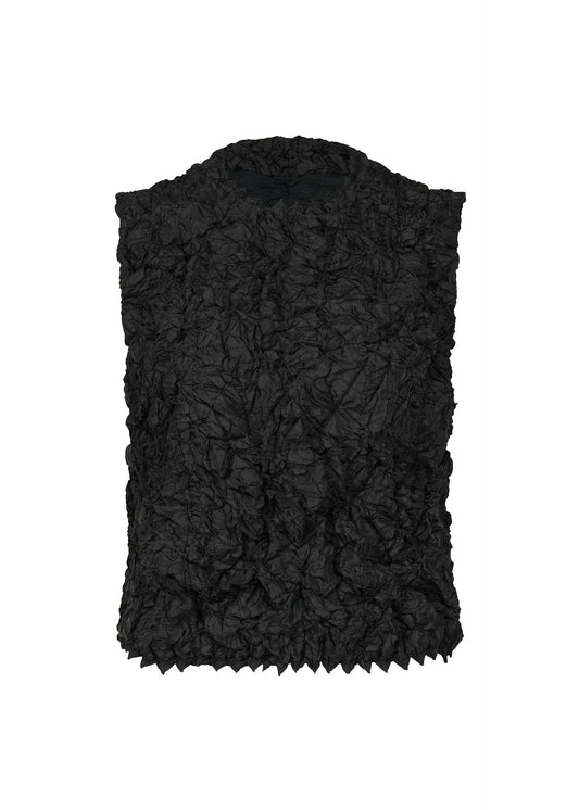 IN COAT KUMOSHIBORI、ウィメンズ_トップス_ベスト、ブラック