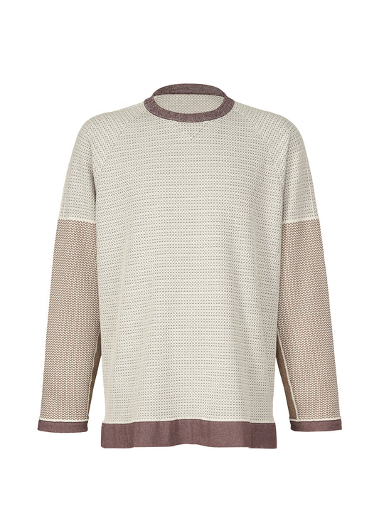 PATTERN MIX T、ウィメンズ_トップス_トップ、ホワイト
