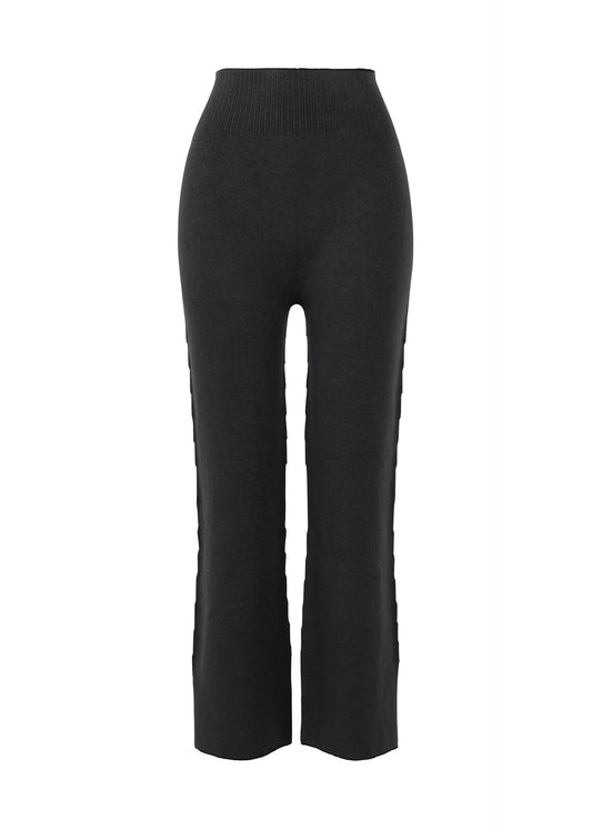 COTTON KNIT PANTS、ウィメンズ_パンツ、ブラック