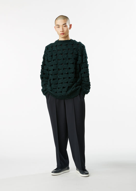 WOOL NEST KNIT、ウィメンズ_トップス_トップ、着用画像1
