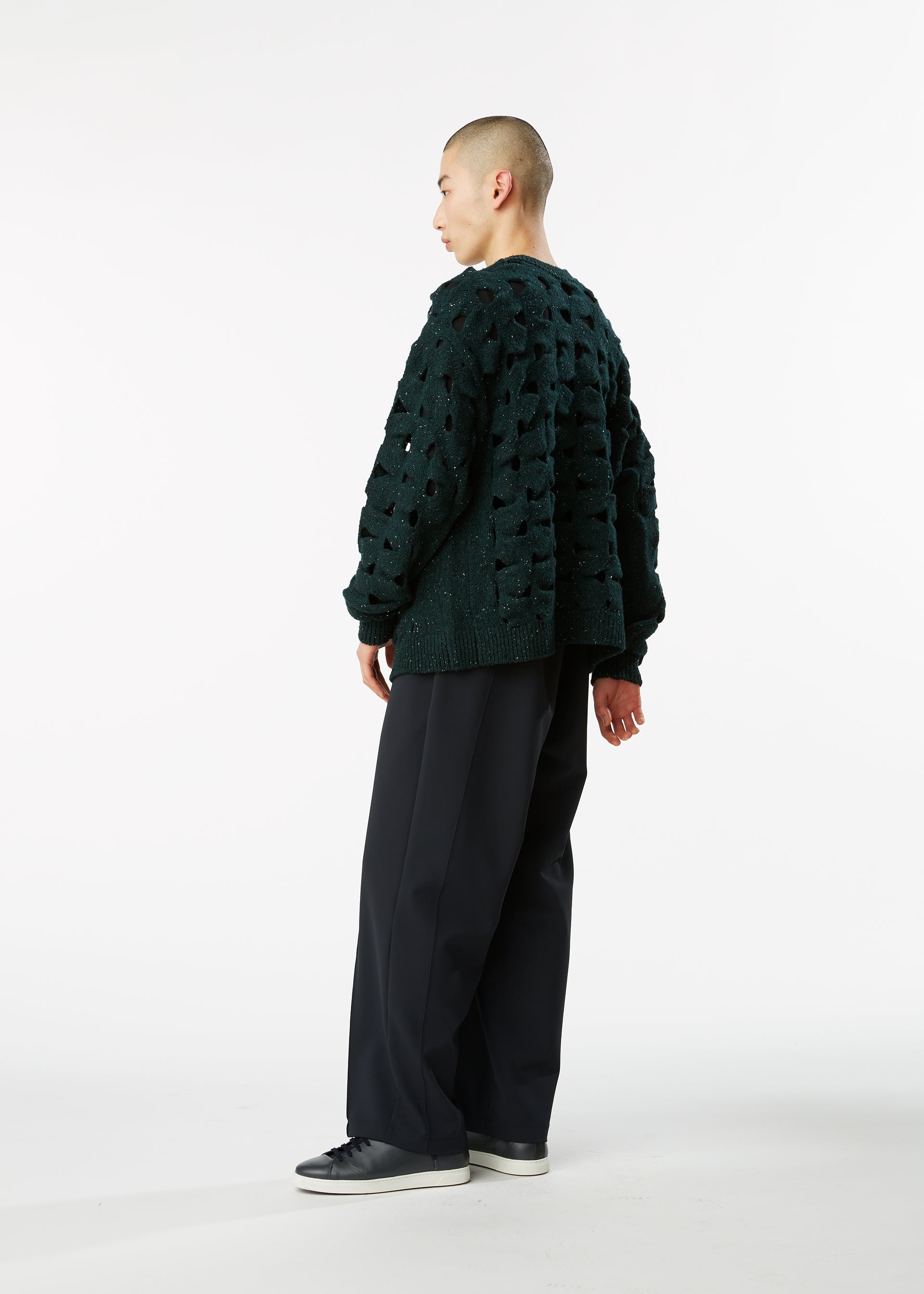 WOOL NEST KNIT、ウィメンズ_トップス_トップ、着用画像3