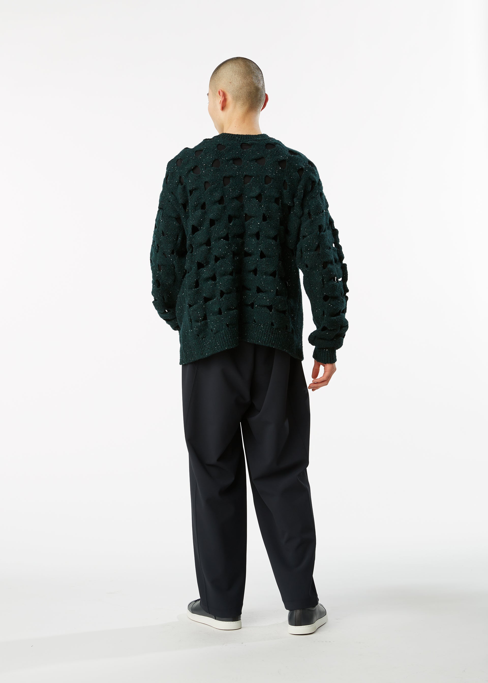 WOOL NEST KNIT、ウィメンズ_トップス_トップ、着用画像4