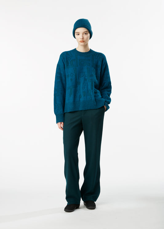 GEOMETRIC KNIT、ウィメンズ_トップス_トップ、着用画像1