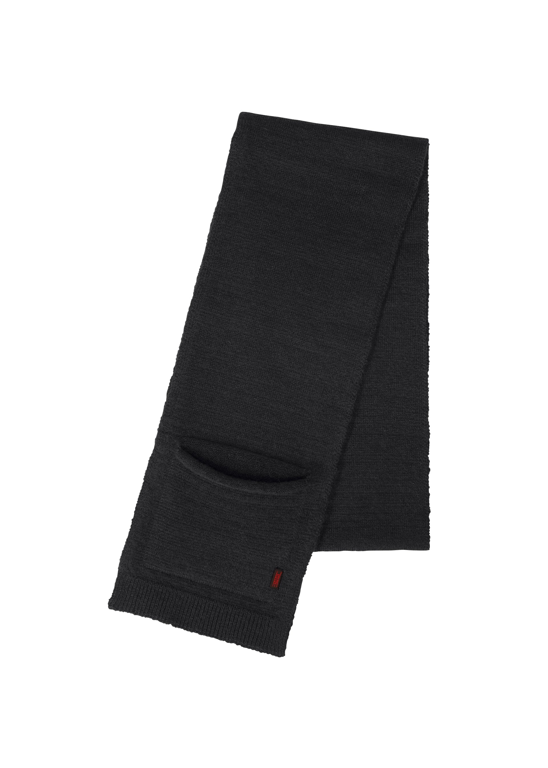 POCKET KNIT、アクセサリー&その他_ストール、ブラック