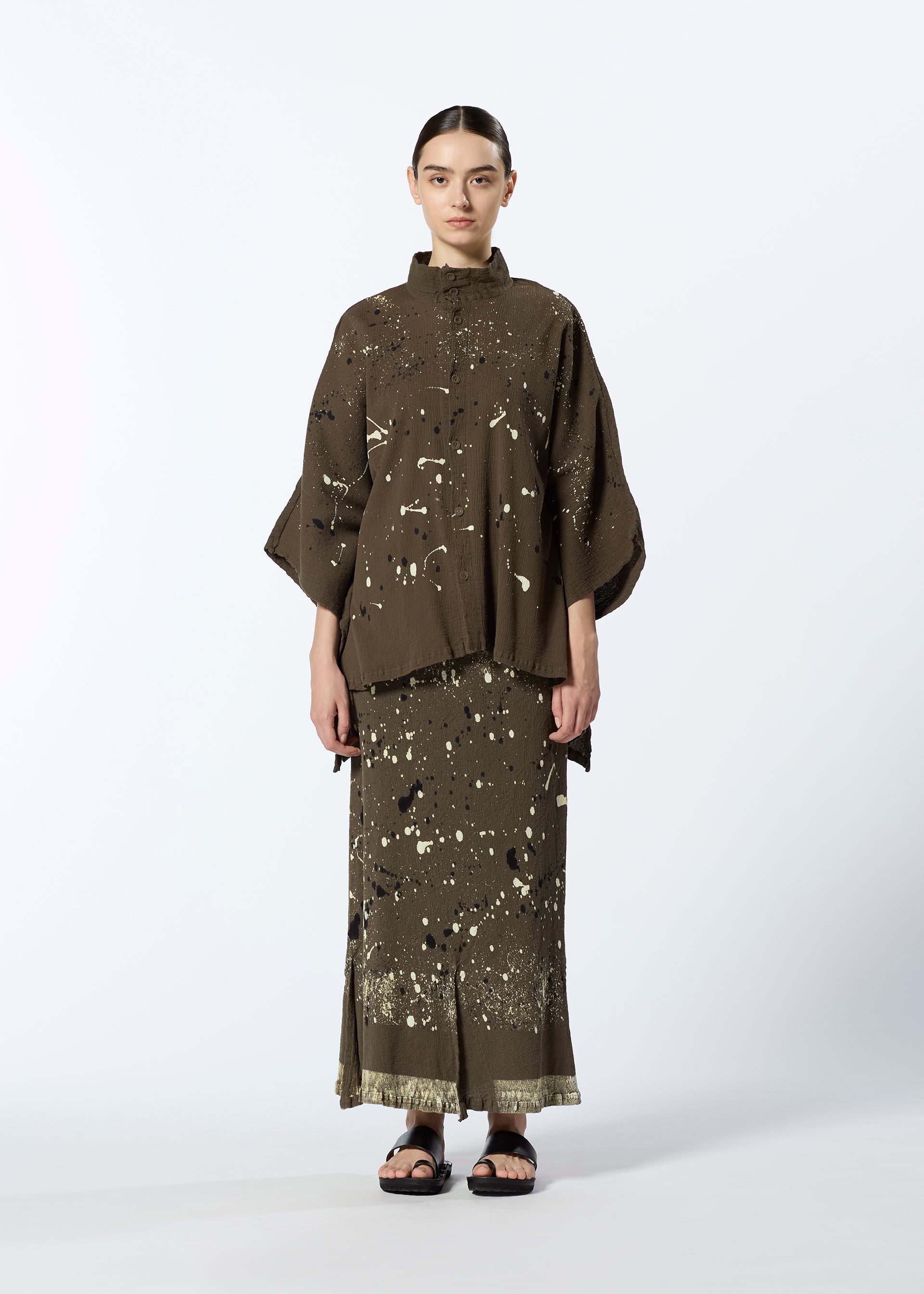 KYO CHIJIMI FRIKAKE、ウィメンズ_スカート、着用画像4