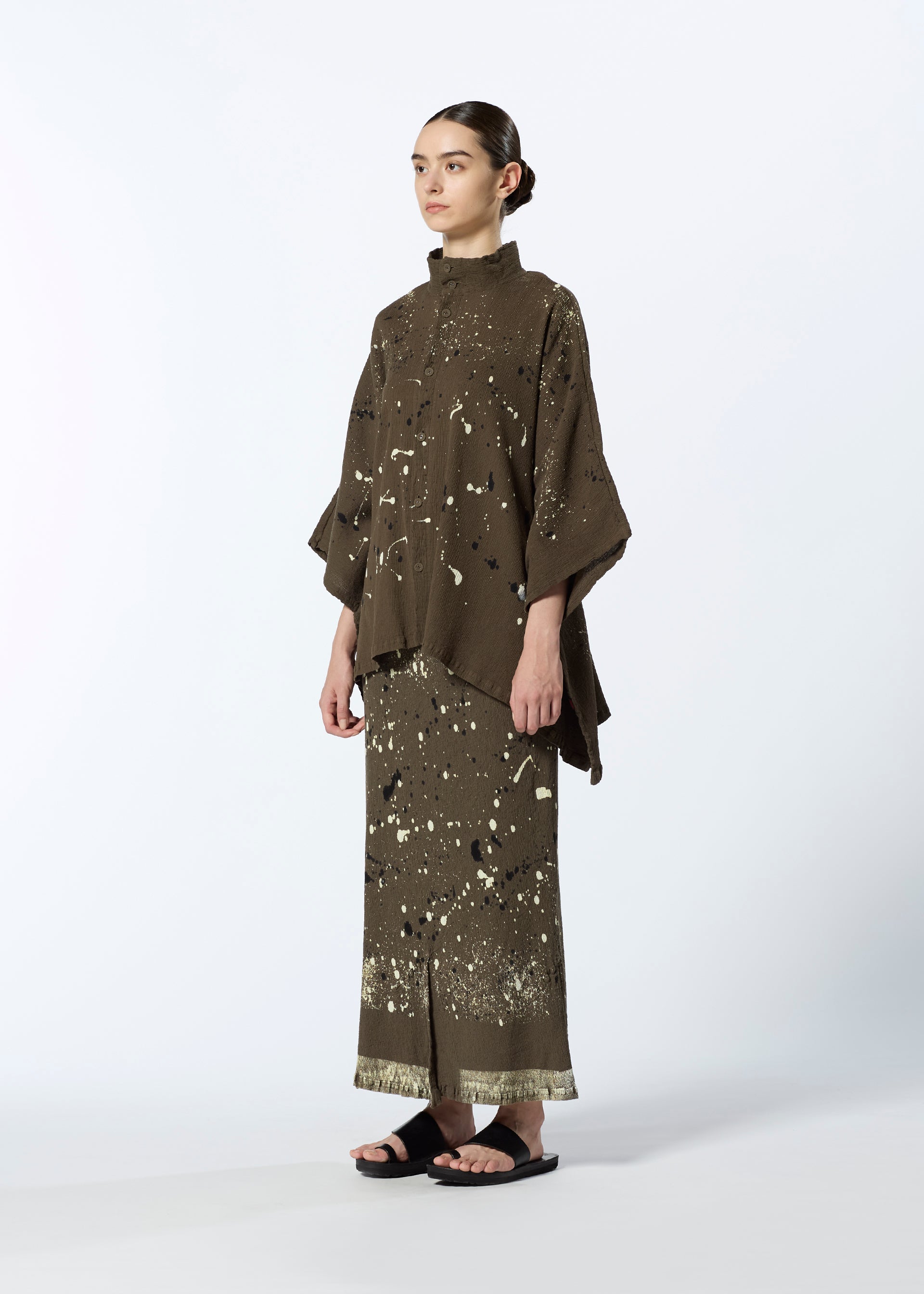 KYO CHIJIMI FRIKAKE、ウィメンズ_スカート、着用画像5