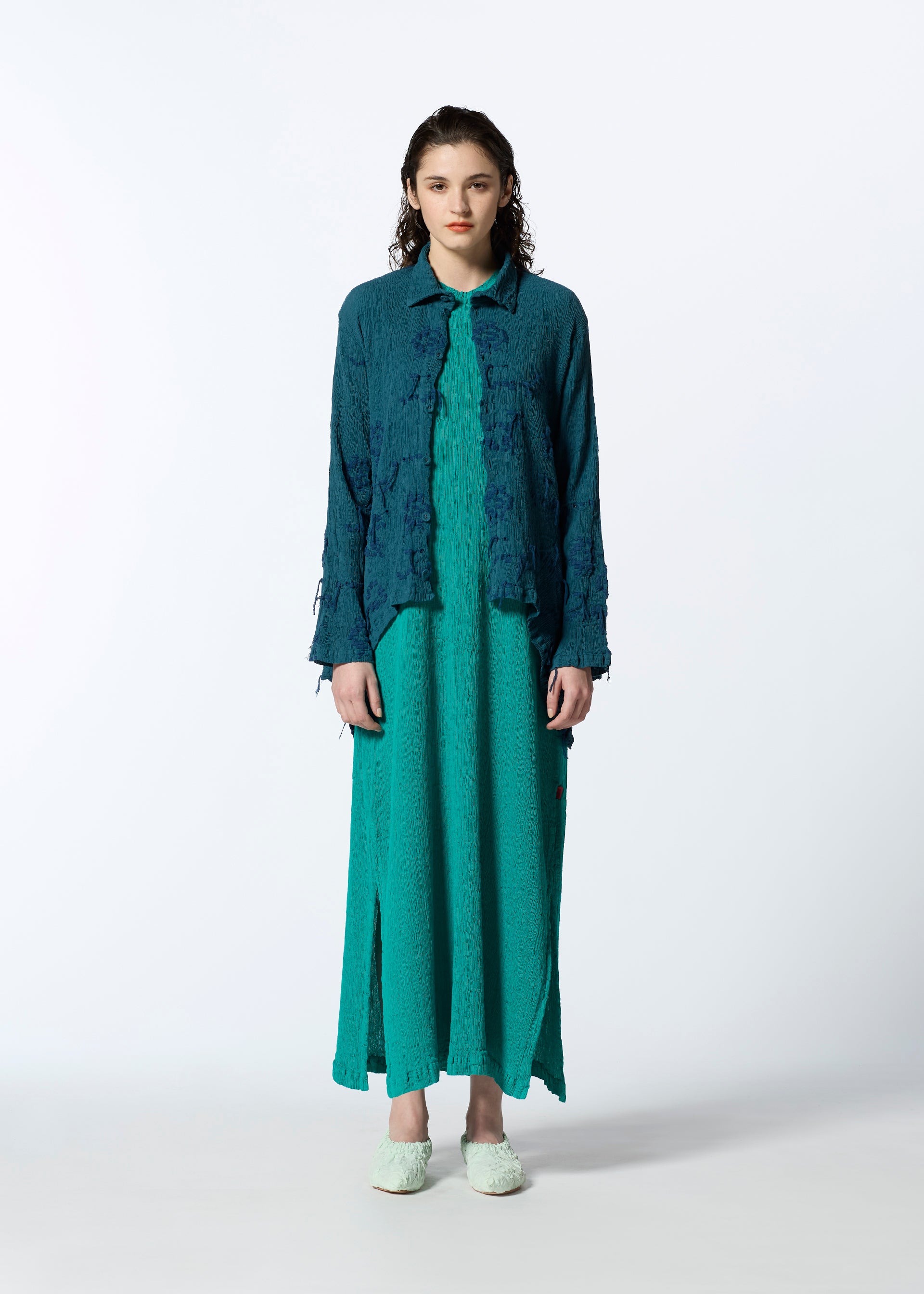 KYO CHIJIMI CUT LOOP、ウィメンズ_トップス_トップ、着用画像1