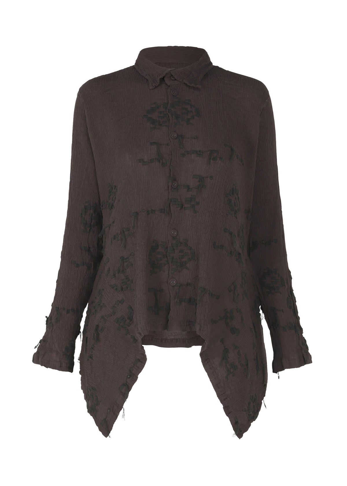 KYO CHIJIMI CUT LOOP、ウィメンズ_トップス_トップ、ブラウン