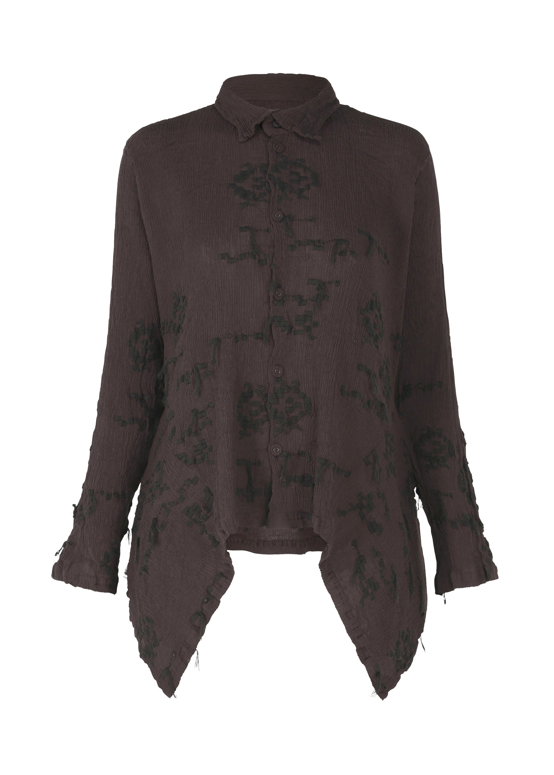 KYO CHIJIMI CUT LOOP、ウィメンズ_トップス_トップ、ブラウン