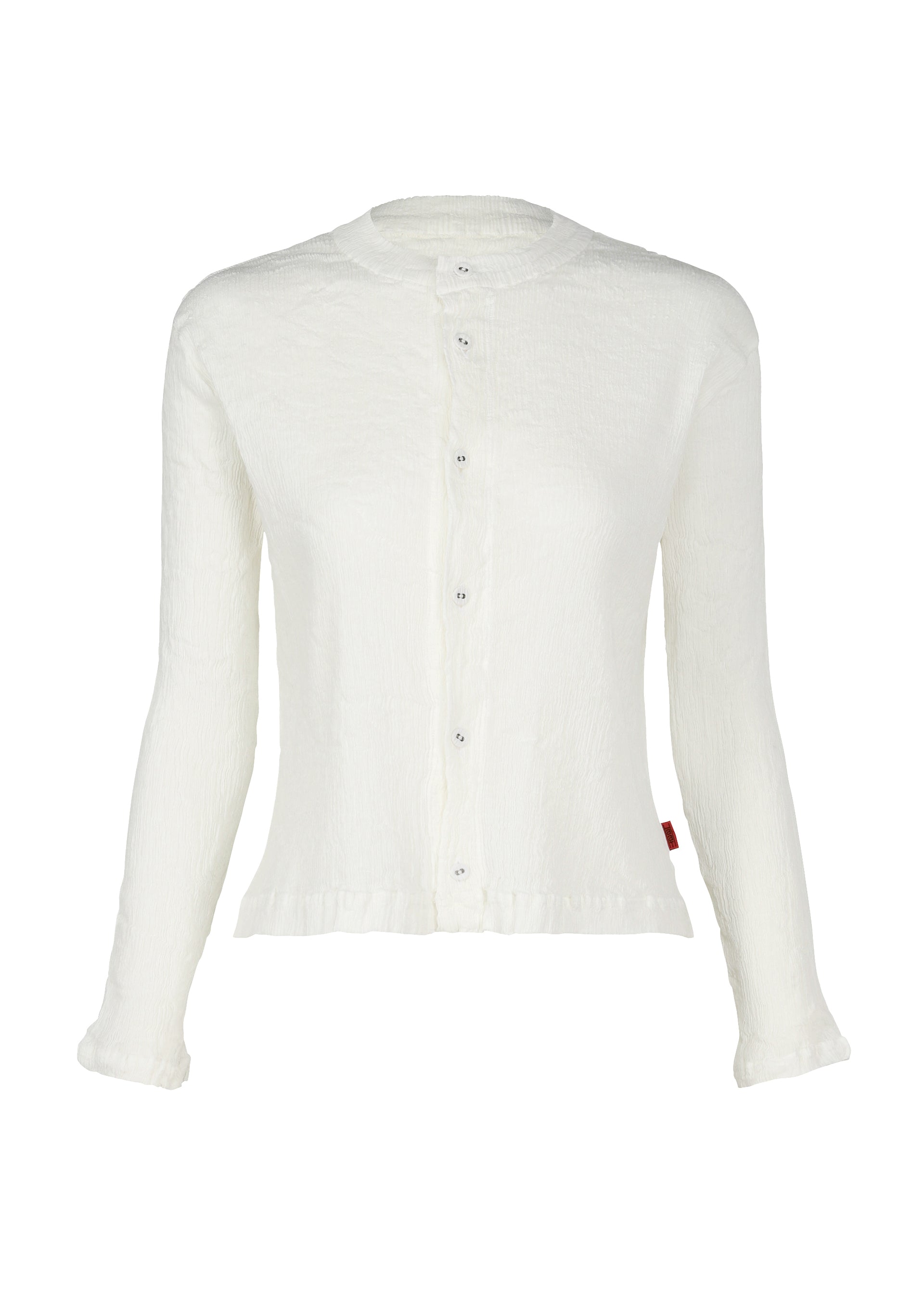 KYO CHIJIMI BASIC、ウィメンズ_トップス_カーディガン、ホワイト