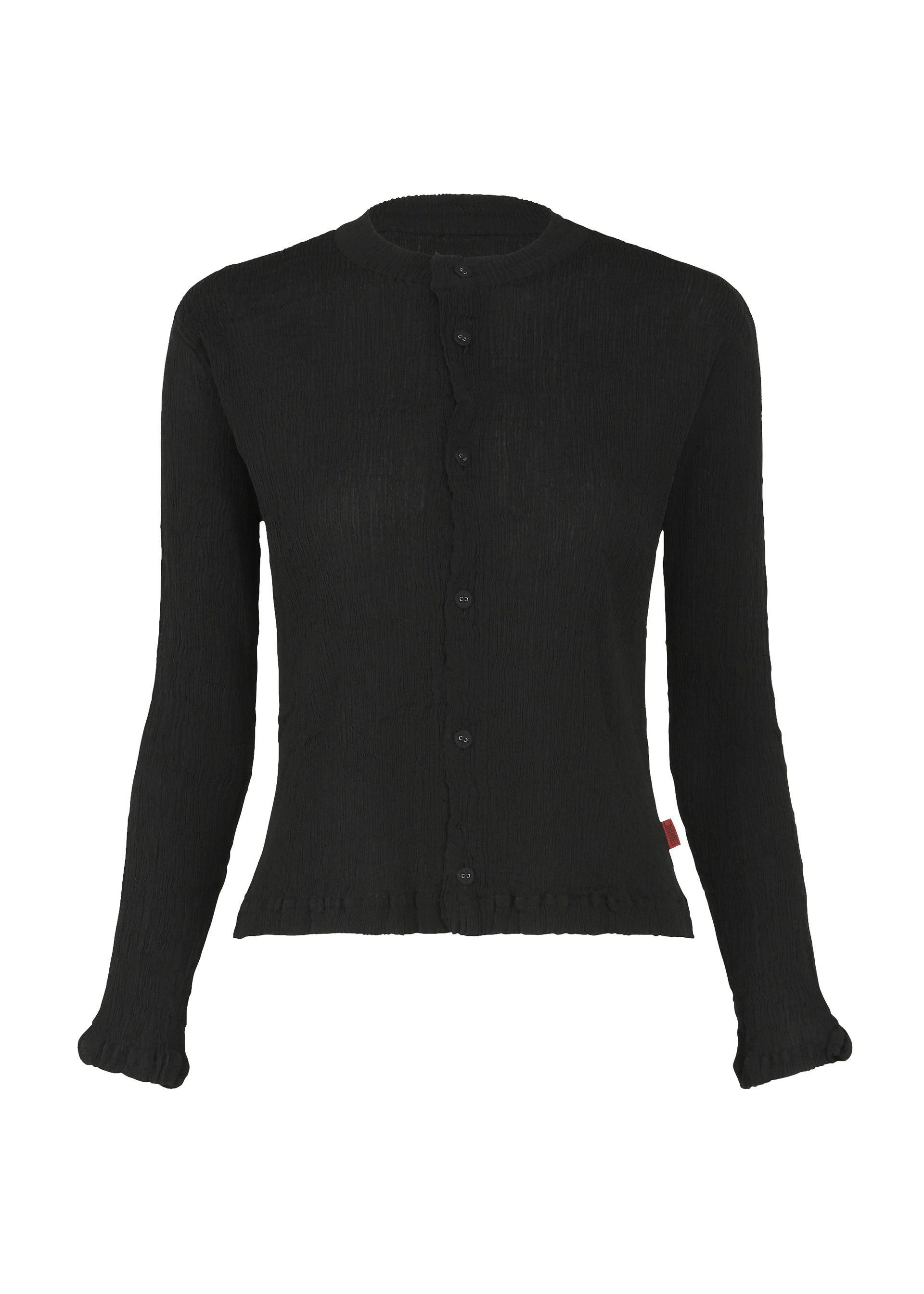 KYO CHIJIMI BASIC、ウィメンズ_トップス_カーディガン、ブラック