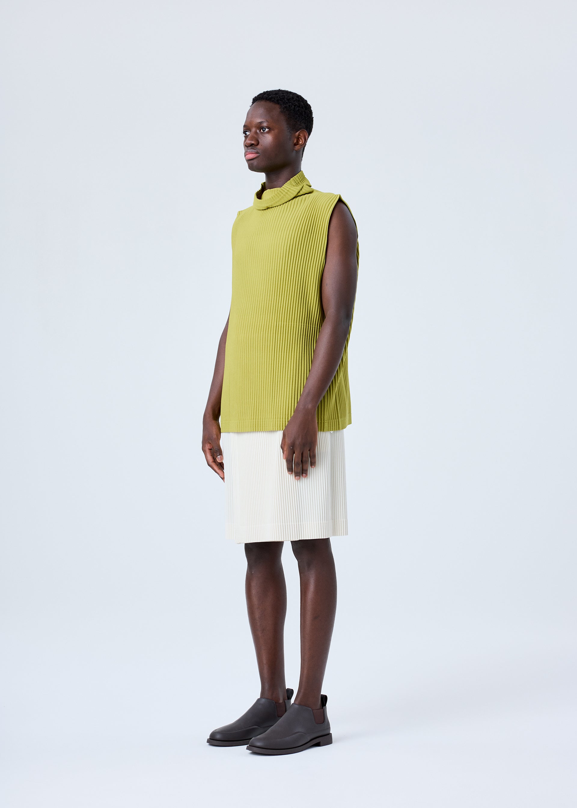 PLEATS BOTTOMS 2、メンズ_スカート、着用画像2