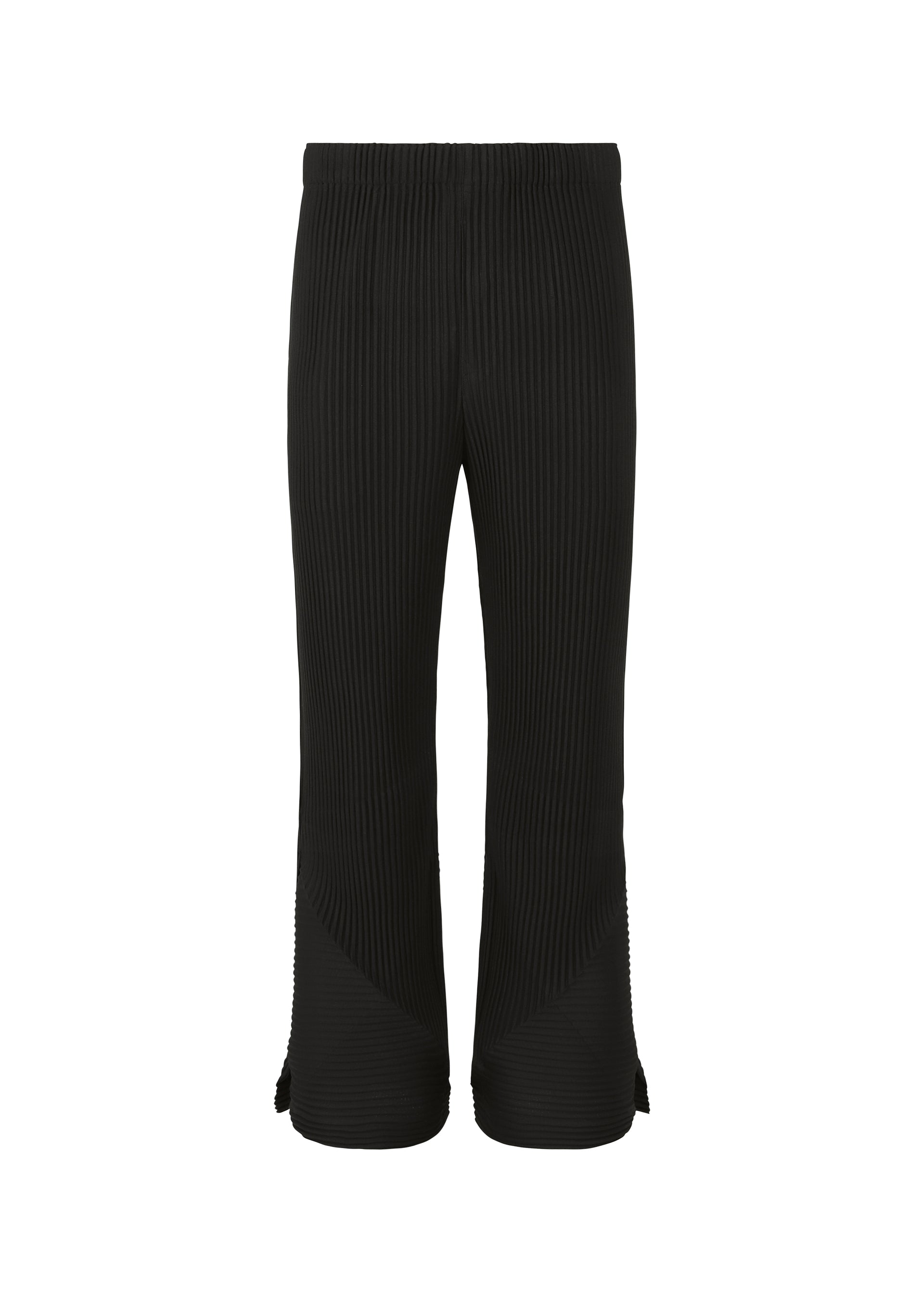 PLEATS BOTTOMS 2、メンズ_パンツ、ブラック