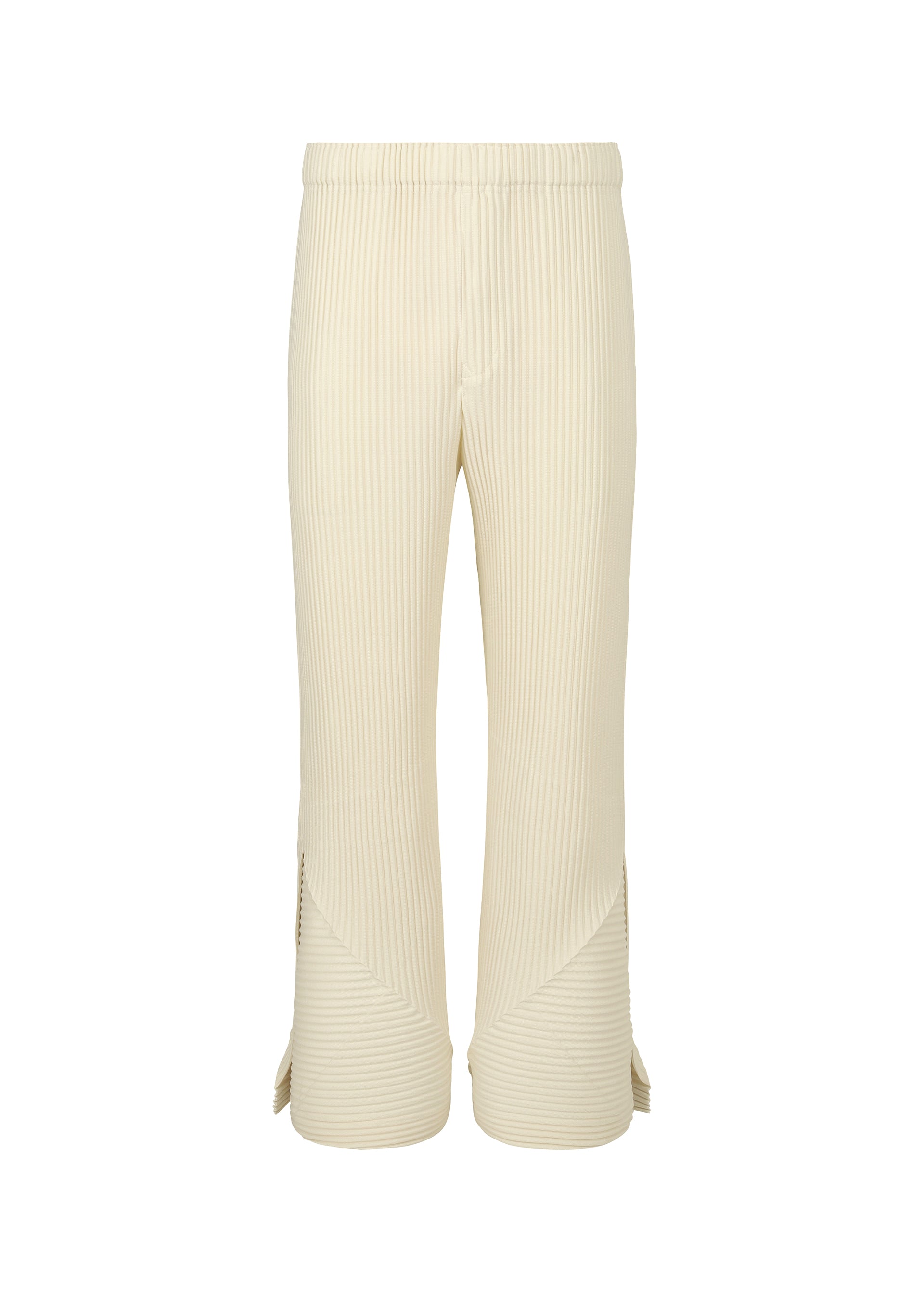 PLEATS BOTTOMS 2、メンズ_パンツ、ベージュ