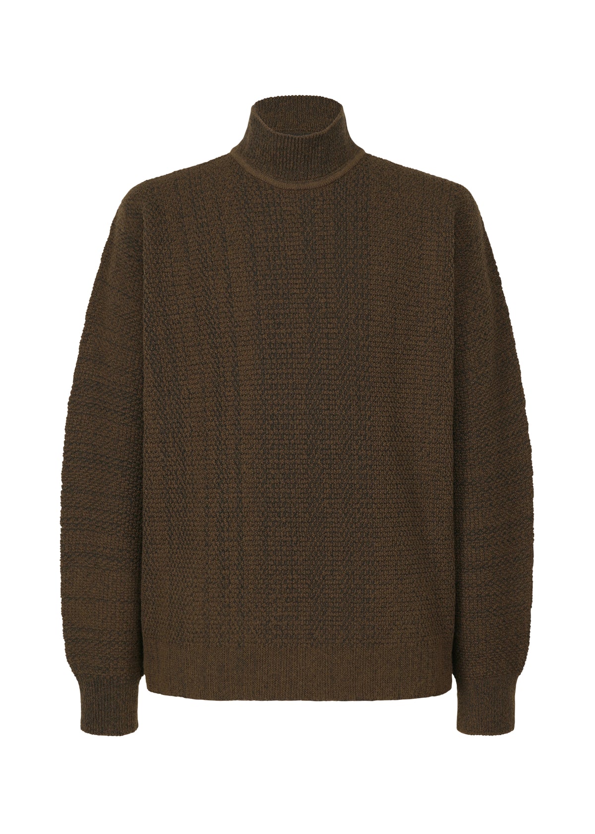 RUSTIC KNIT、メンズ_ニット、ブラウン