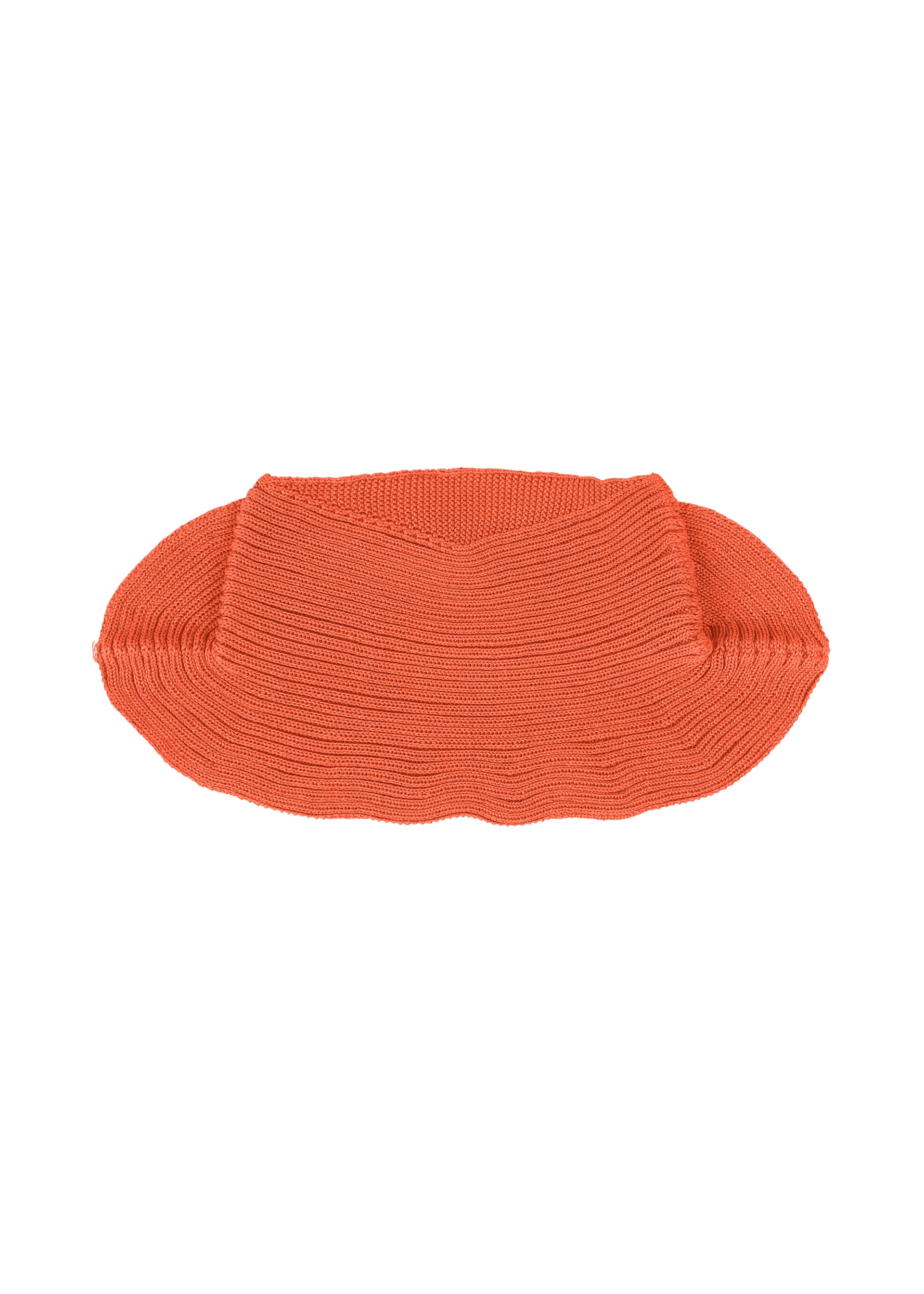 BEANIE SCARF、メンズ_ニット、オレンジ