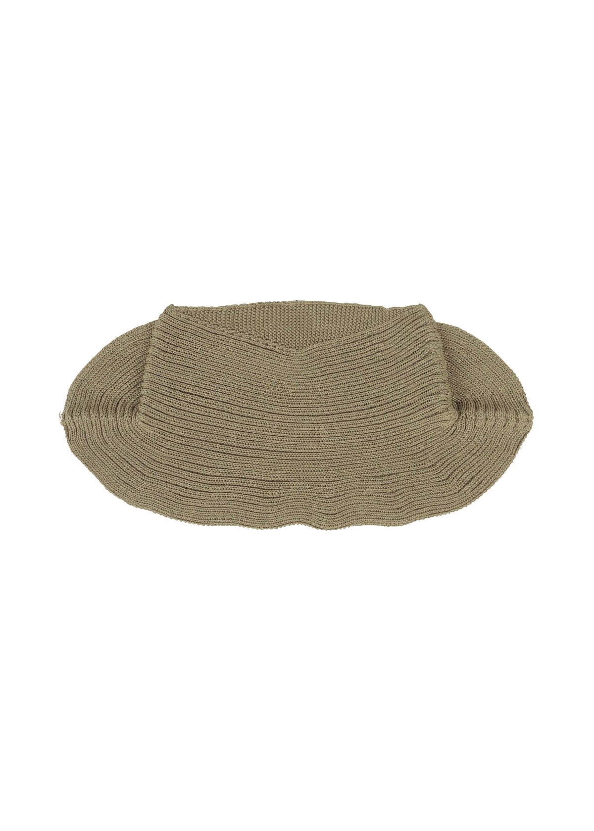 BEANIE SCARF、メンズ_ニット、カーキ