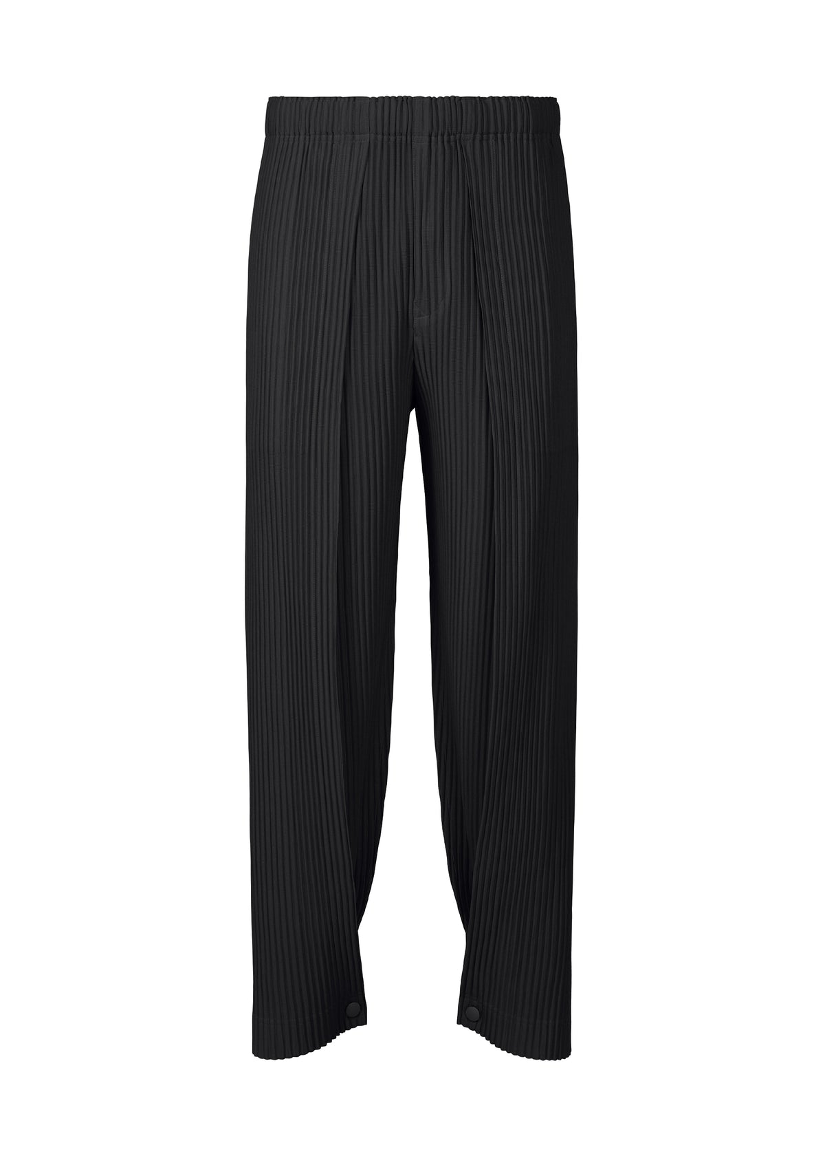 PLEATS BOTTOMS 1、メンズ_パンツ、ブラック