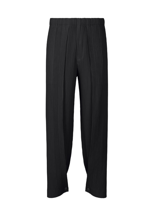 PLEATS BOTTOMS 1、メンズ_パンツ、ブラック