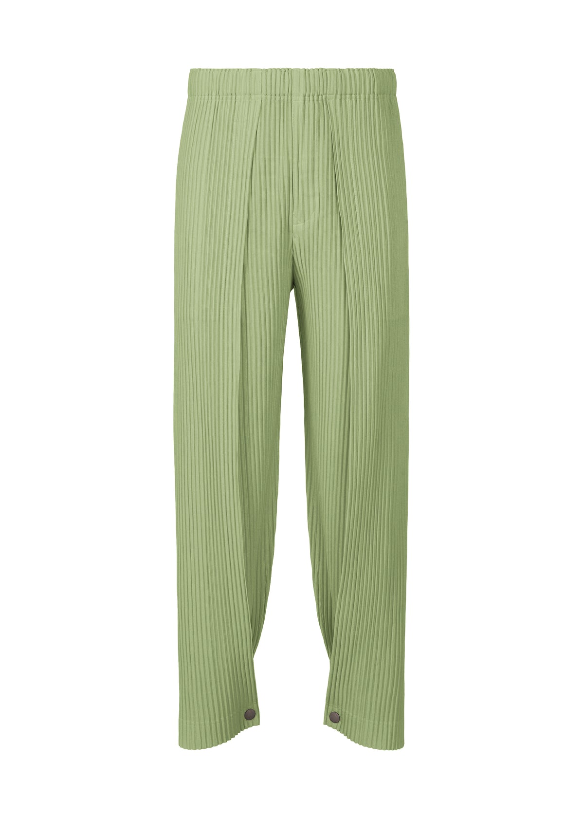 PLEATS BOTTOMS 1、メンズ_パンツ、カーキ