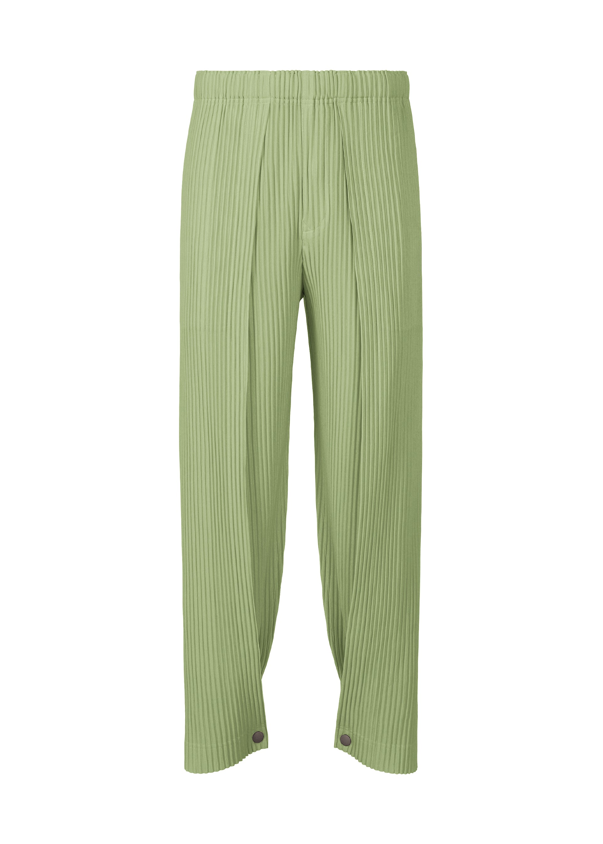 PLEATS BOTTOMS 1、メンズ_パンツ、カーキ