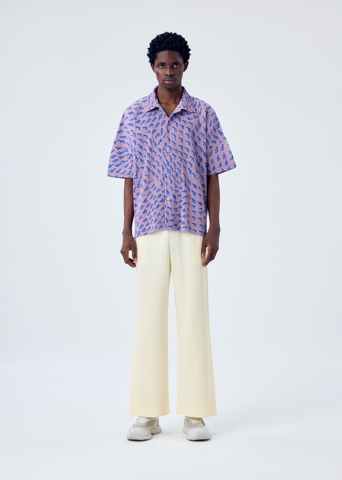 PLEATS BOTTOMS 3、メンズ_パンツ、着用画像1