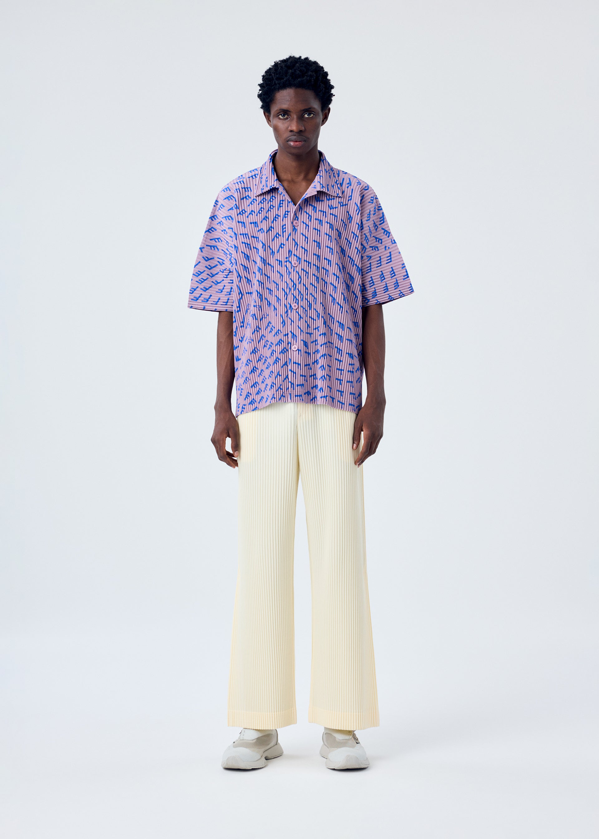 PLEATS BOTTOMS 3、メンズ_パンツ、着用画像1