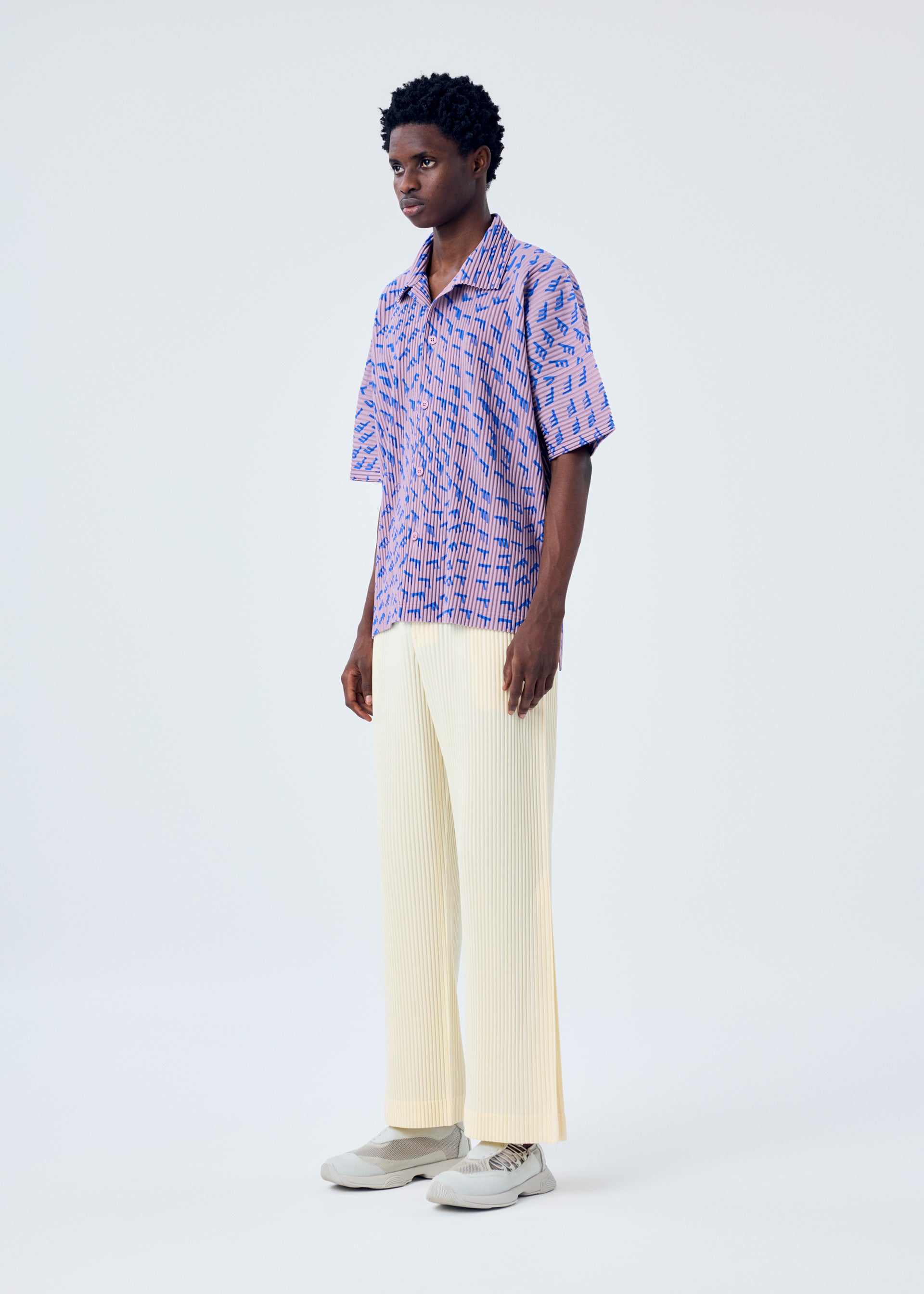 PLEATS BOTTOMS 3、メンズ_パンツ、着用画像2