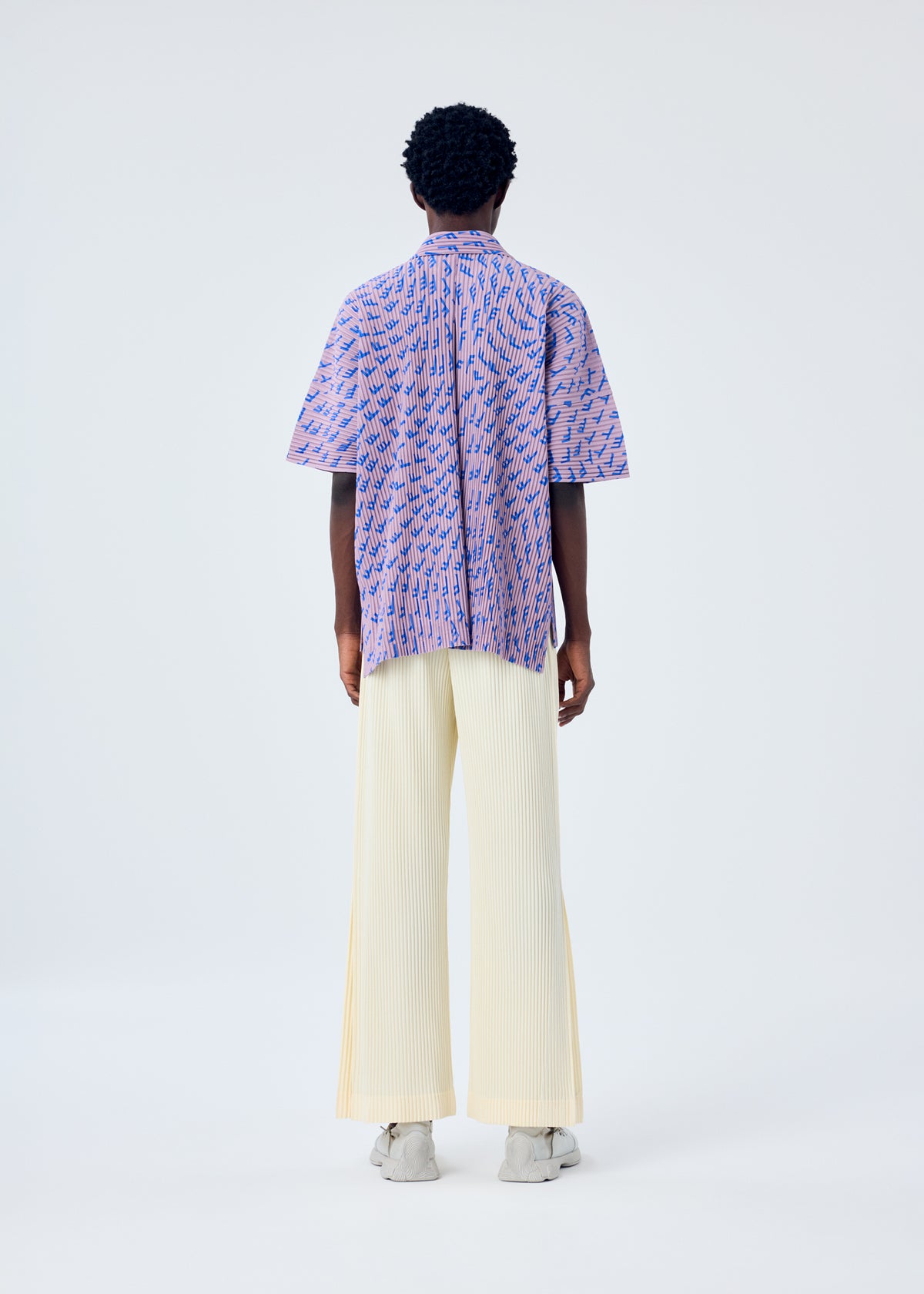 PLEATS BOTTOMS 3、メンズ_パンツ、着用画像3