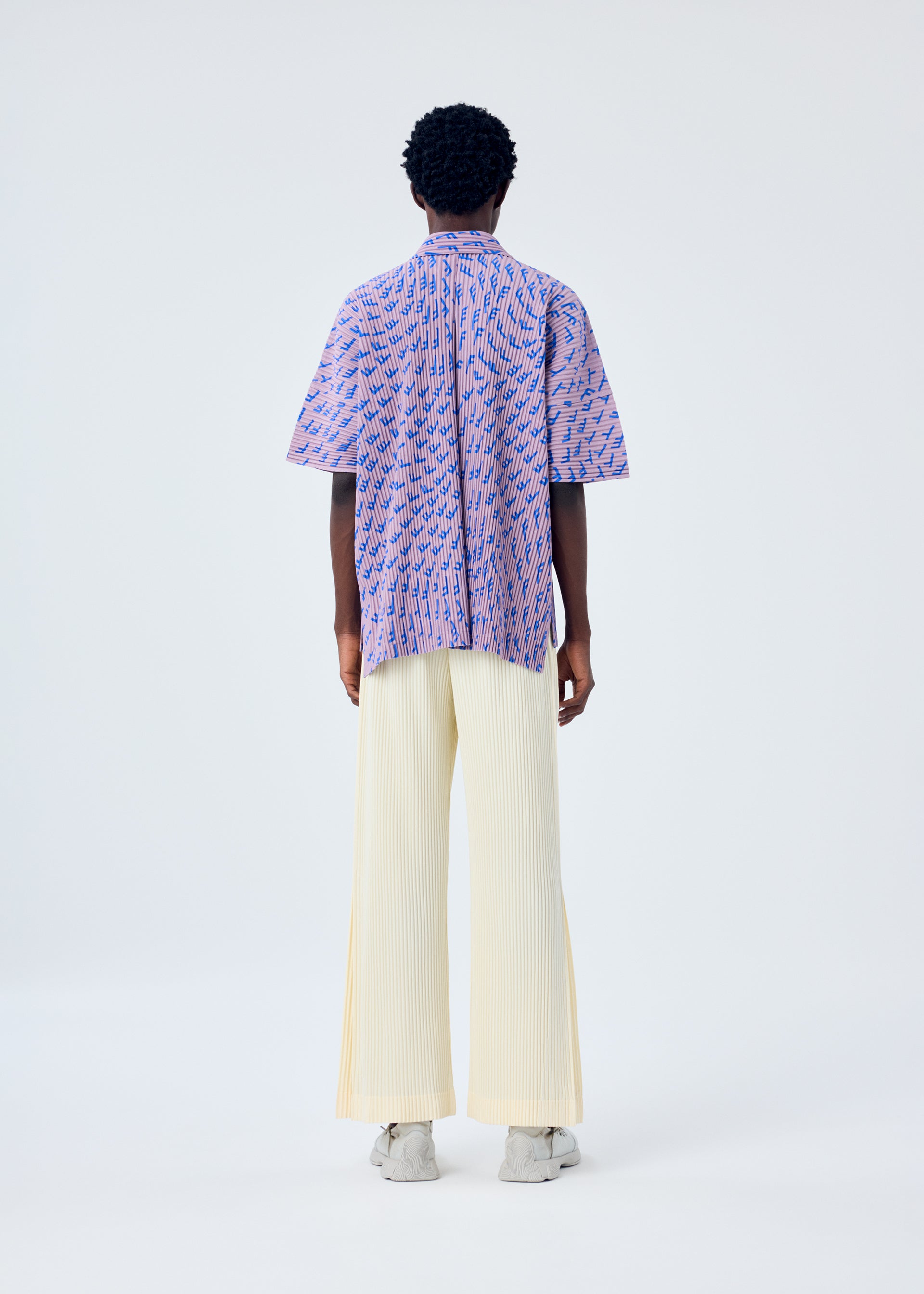 PLEATS BOTTOMS 3、メンズ_パンツ、着用画像3