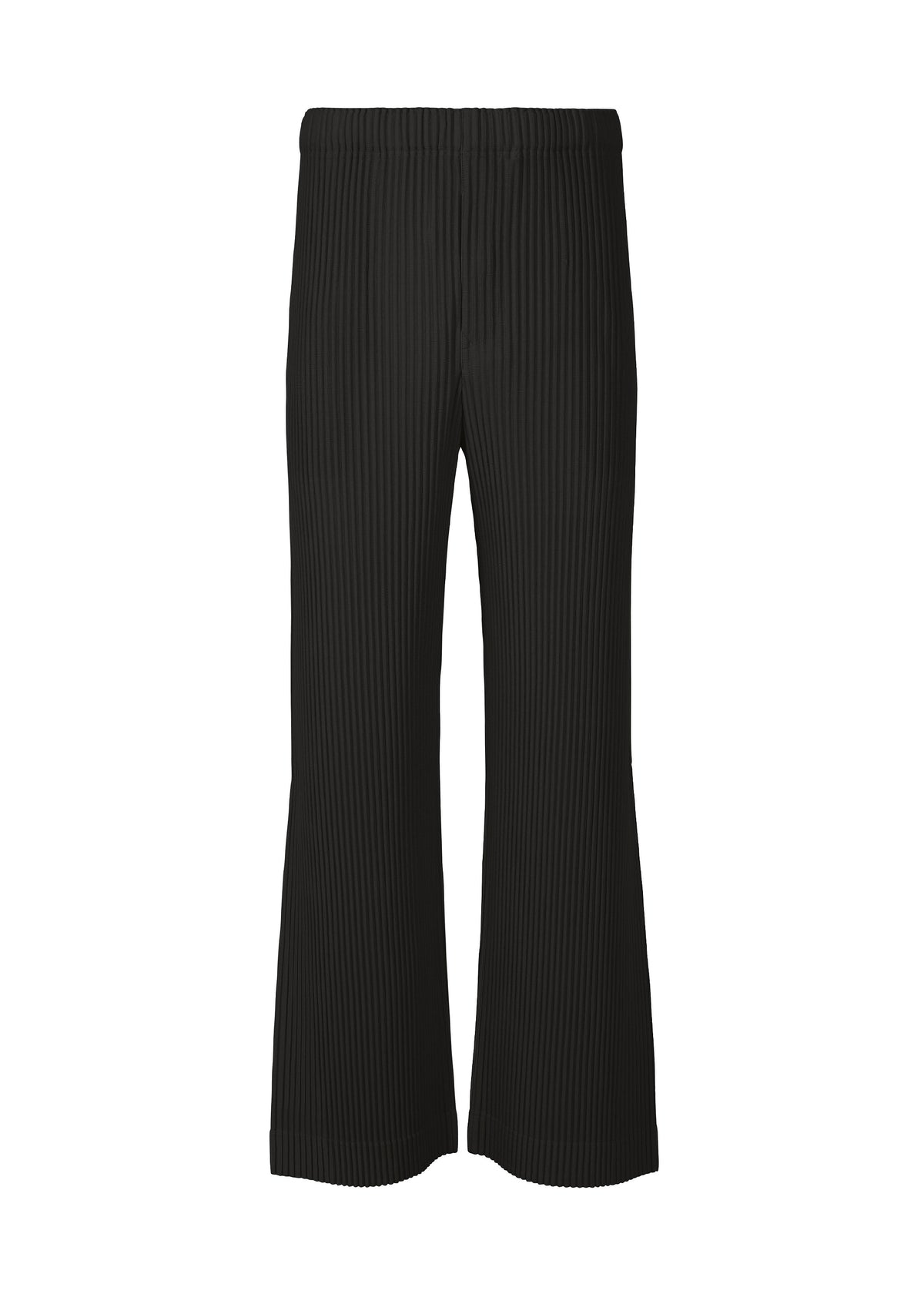 PLEATS BOTTOMS 3、メンズ_パンツ、ブラック