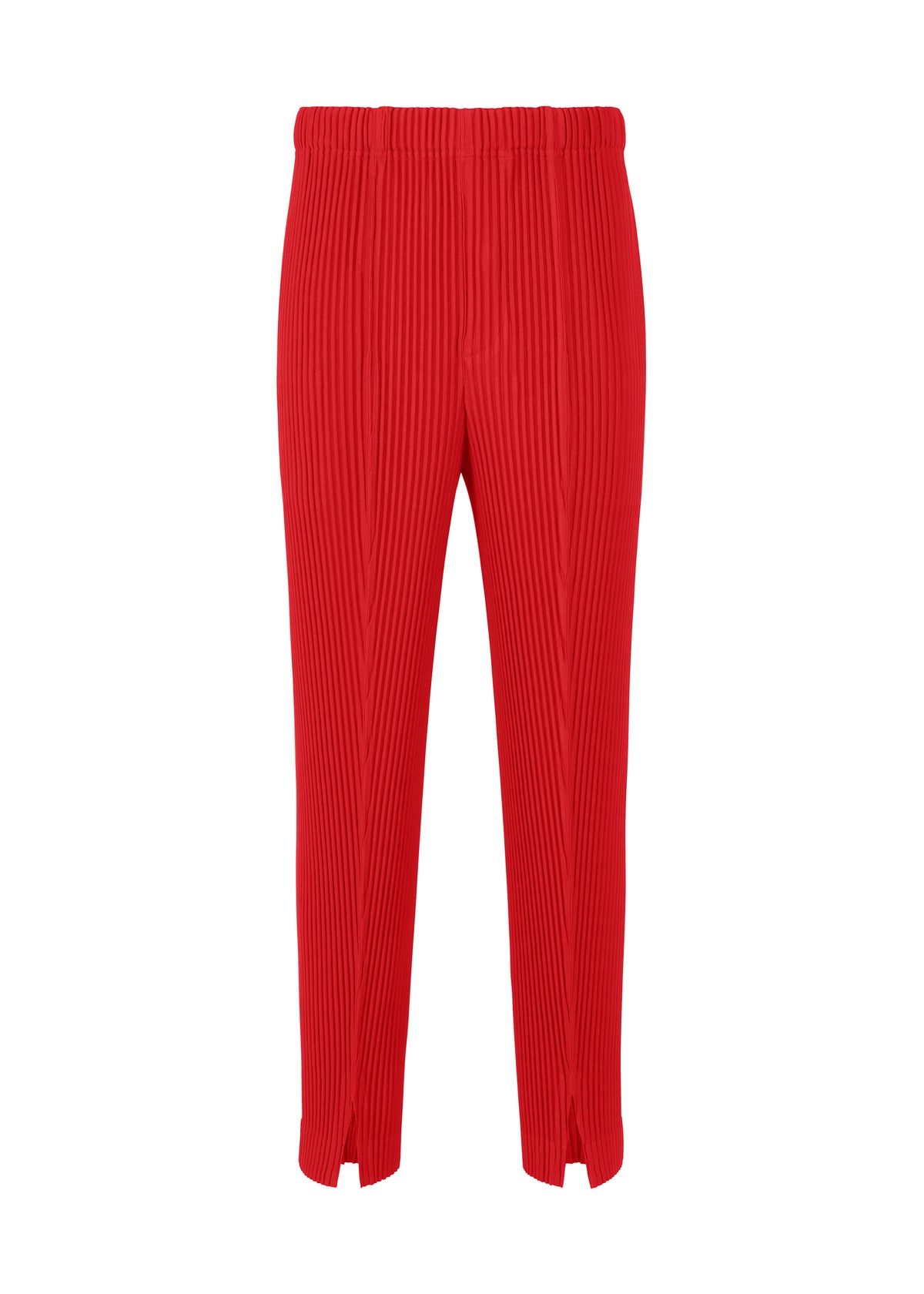 PLEATS BOTTOMS 2、メンズ_パンツ、レッド