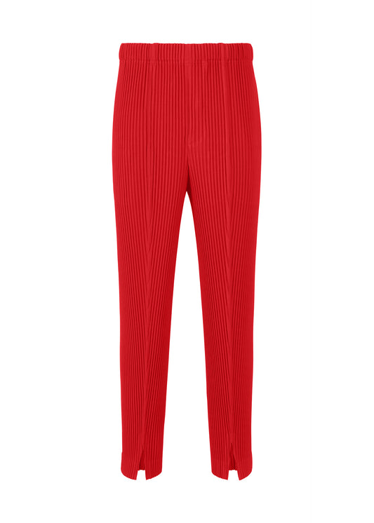 PLEATS BOTTOMS 2、メンズ_パンツ、レッド