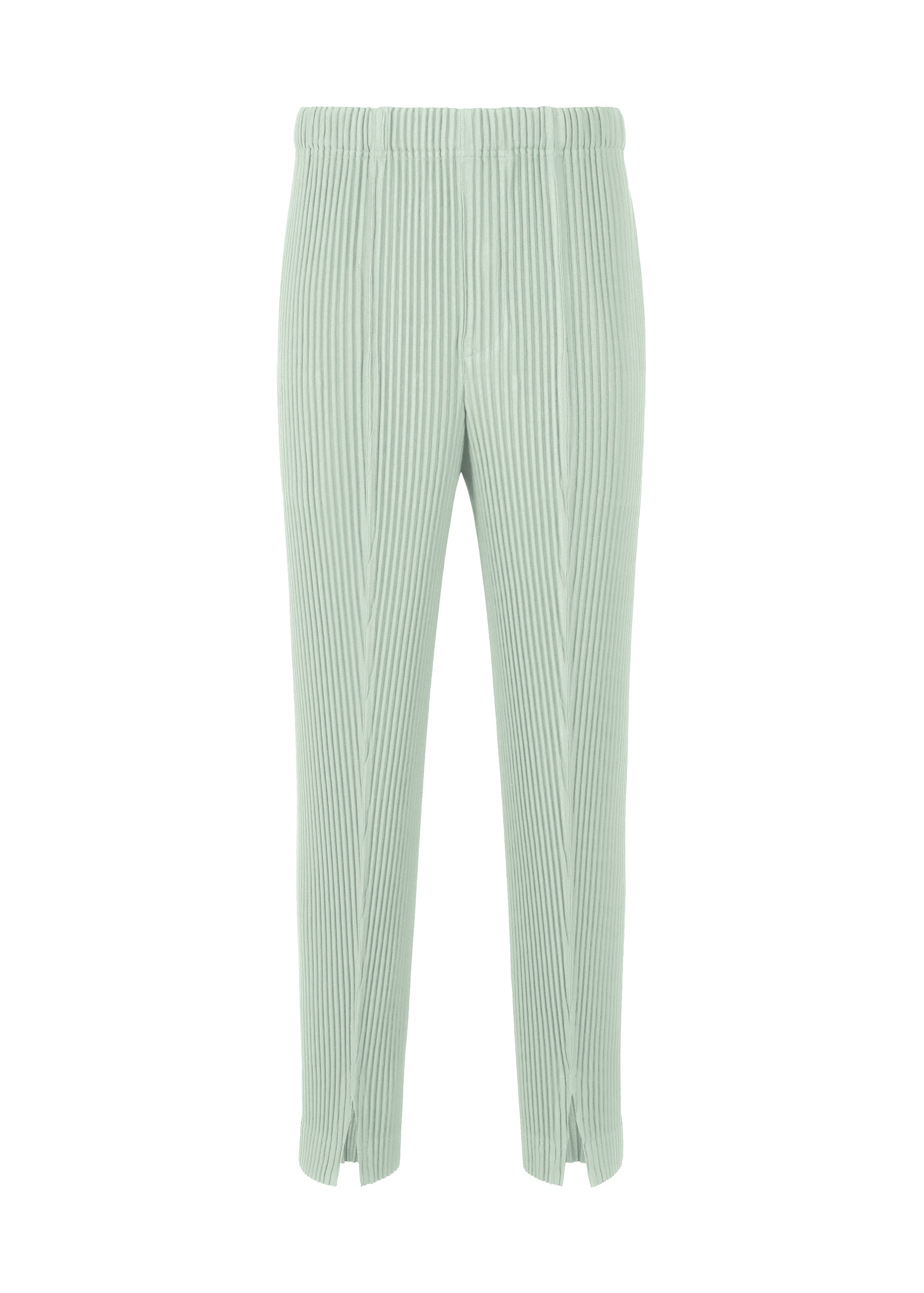 PLEATS BOTTOMS 2、メンズ_パンツ、グリーン