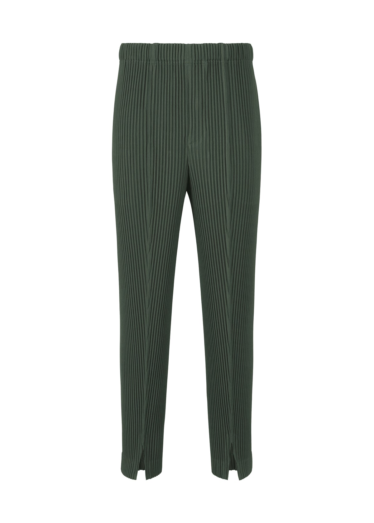 PLEATS BOTTOMS 2、メンズ_パンツ、グリーン
