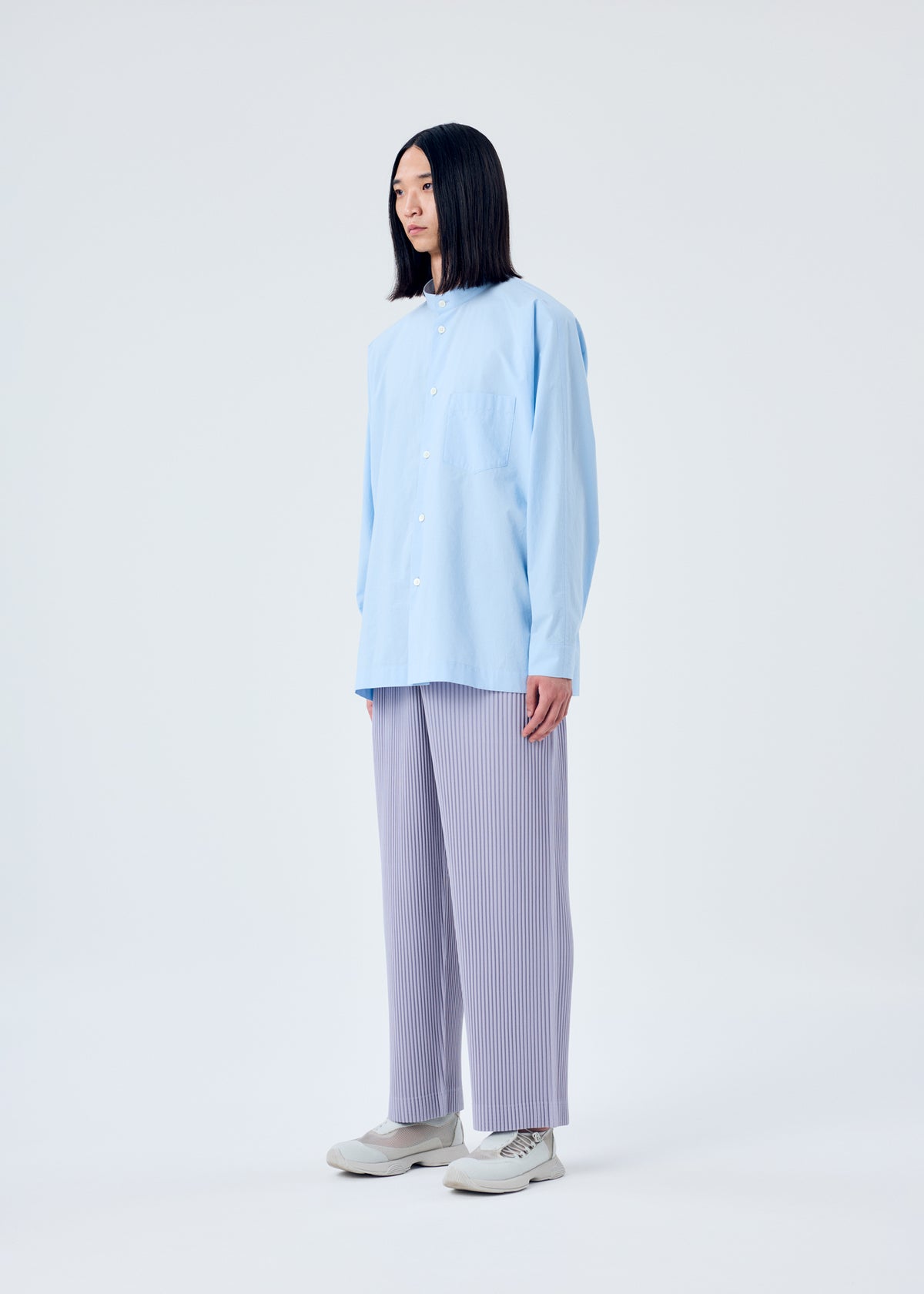 TAILORED PLEATS 2、メンズ_パンツ、着用画像2