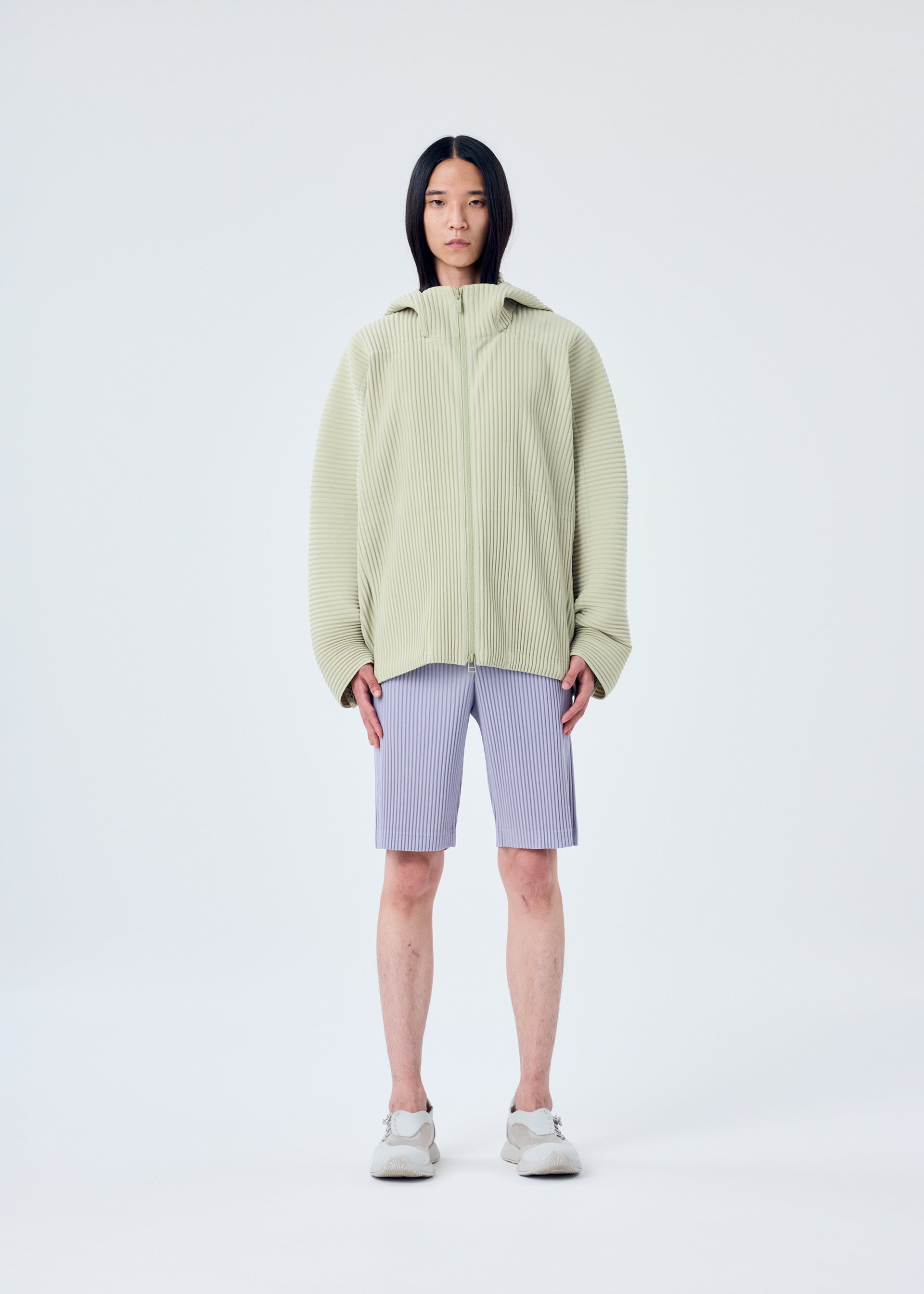 TAILORED PLEATS 2、メンズ_パンツ、着用画像1