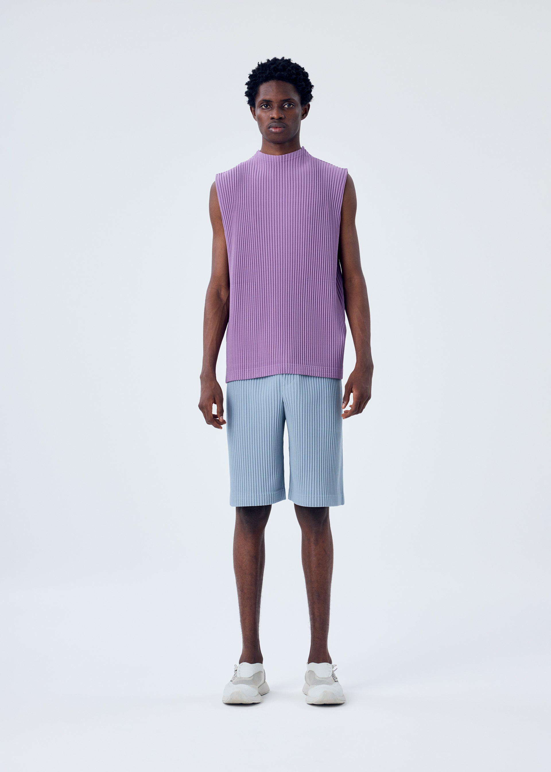 COLOR PLEATS、メンズ_パンツ、着用画像1