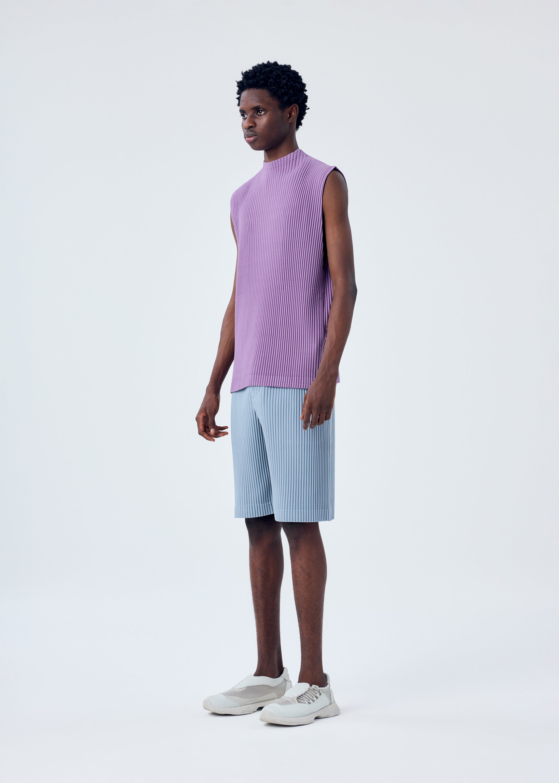 COLOR PLEATS、メンズ_パンツ、着用画像2