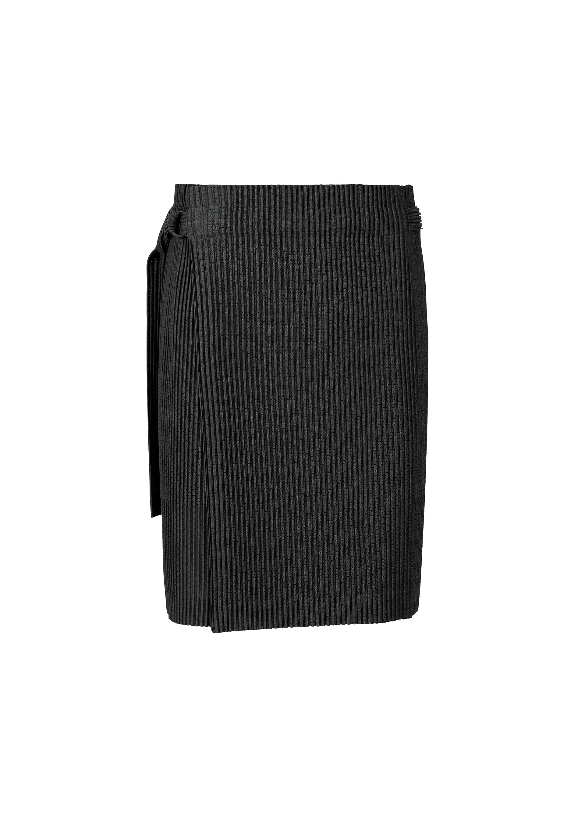 LIGHT MESH、メンズ_スカート、ブラック