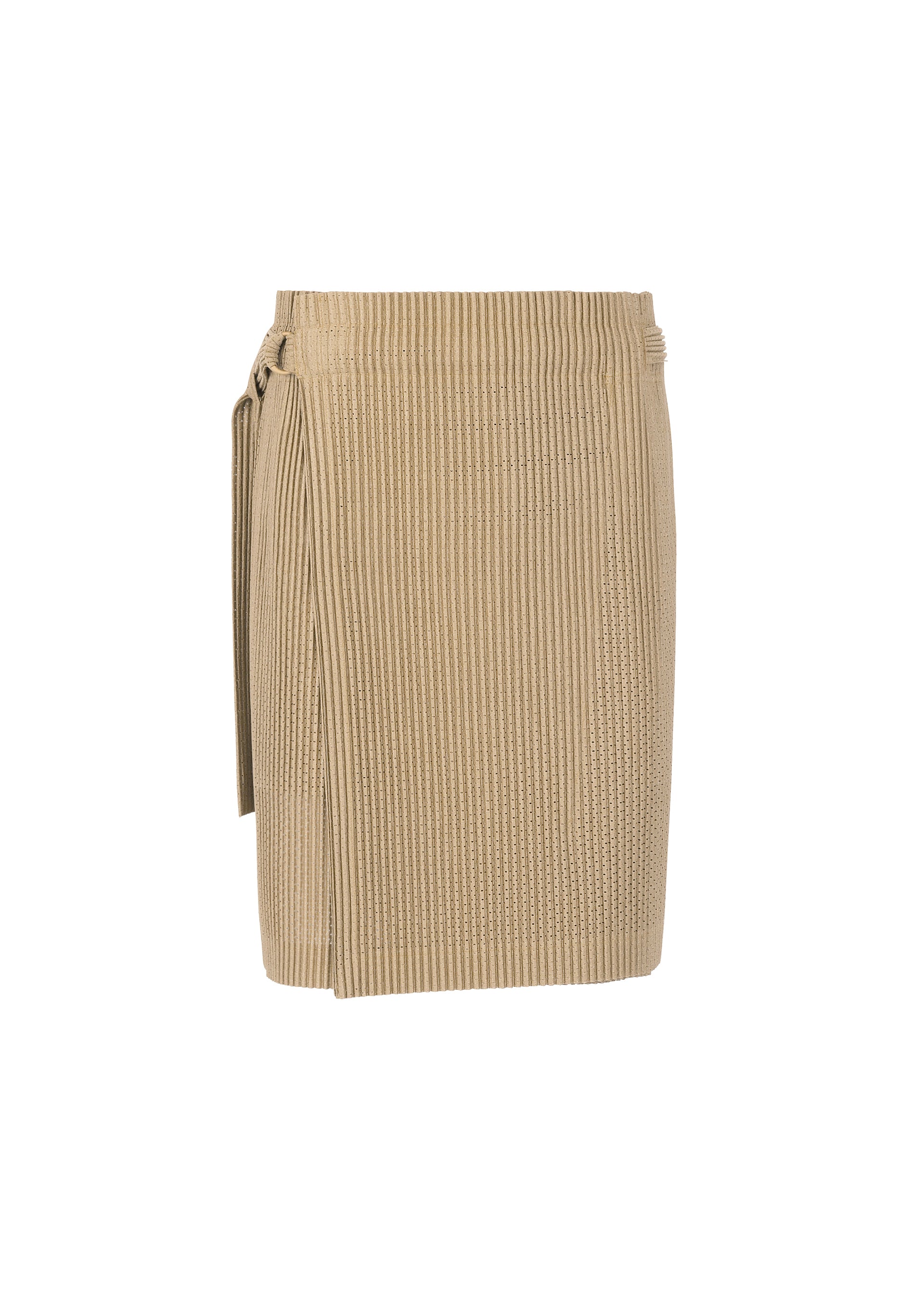 LIGHT MESH、メンズ_スカート、ベージュ