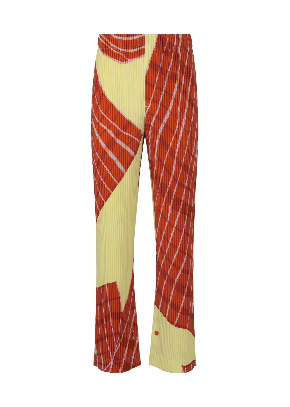 WINDSWEPT PLAID、メンズ_パンツ、イエロー